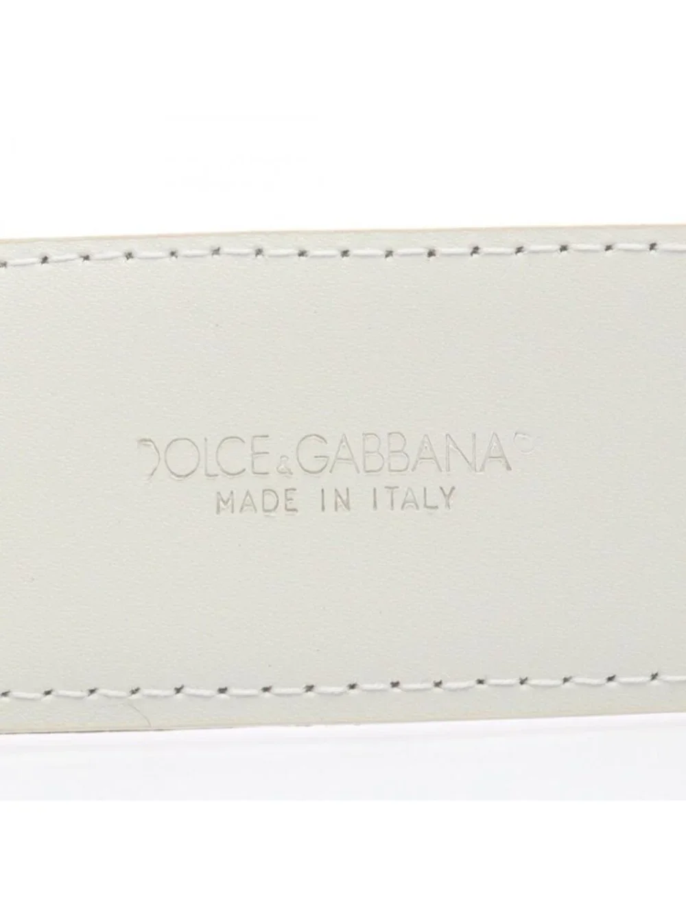 Dolce & Gabbana Belt Logo Buckle Leather